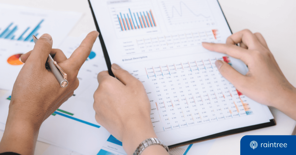 A Close Up Of Two People Holding A Clipboard With A Data Report Printed Out. Illustrating The Topic: &Quot;How To Use Business Intelligence Tools For Practice Management.&Quot;