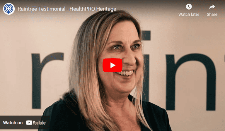HealthPRO Heritage: Raintree Client Testimonial Header Image