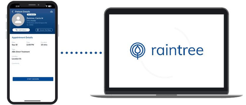Large Aba App Syncs With Raintree Ehr