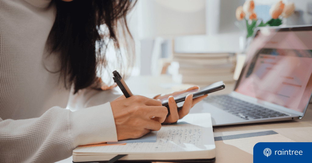 A rehab therapy patient uses their phone to schedule an appointment. Illustrating the topic: "How to Optimize Digital Patient Intake."