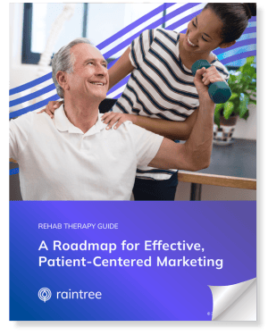 A Simple Mockup Of An Ebook Titled: A Roadmap For Effective, Patient-Centered Marketing